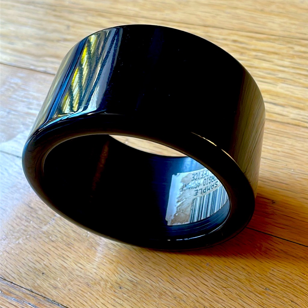 Nwt Giorgio Armani Cuff Wide Resin Statement Bangle 150$